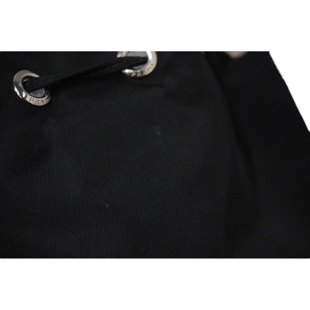Prada Drawstring Pouch Triangle Logo Tessuto Nylo… - image 7